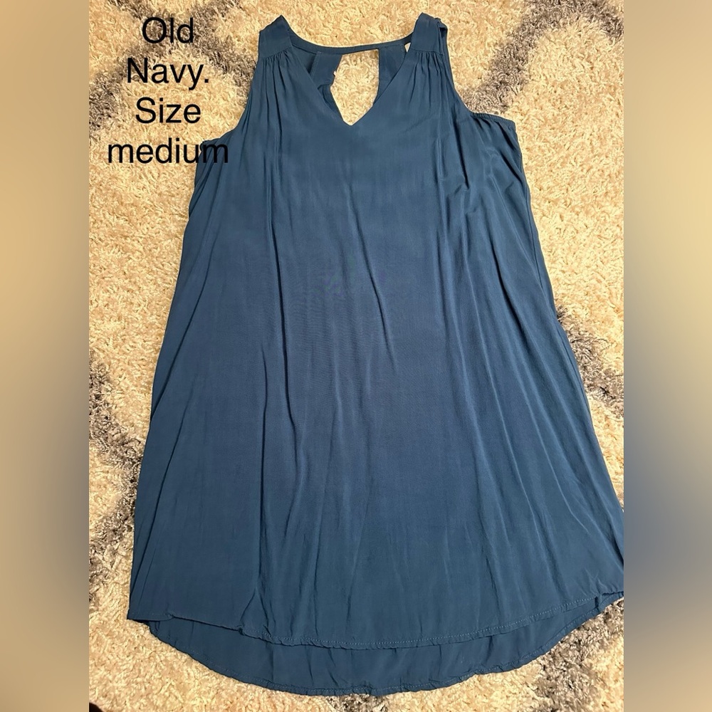 Old Navy Women's Teal blue Sleeveless dress size medium